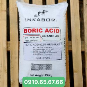 Boric Acid – H3BO3