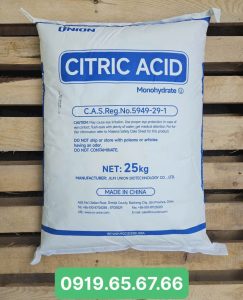 Citric Acid Monohydrate (Food Grade) – C6H8O7.H2O